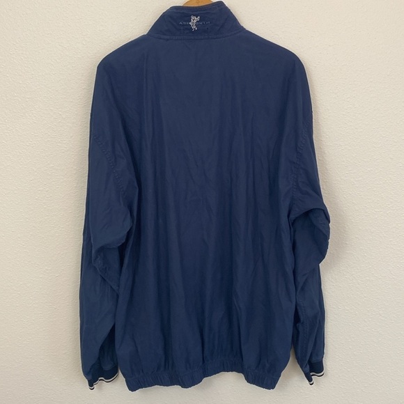 Ashworth Weather Systems Navy Half Zip Windbreaker Jacket with Pockets size XXL - Picture 2 of 7